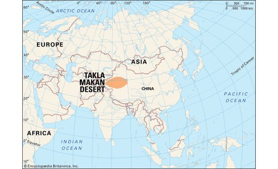 Такламаканы цөлийг 300 мянган жилийн өмнө үүссэн гэв