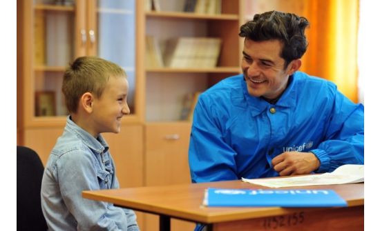 Их Британийн жүжигчин Орландо Блүм Украинд айлчлав