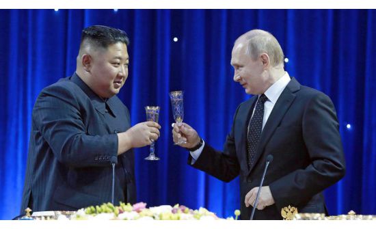 Ким Жон Ун В.Путинд мэндчилгээ илгээжээ